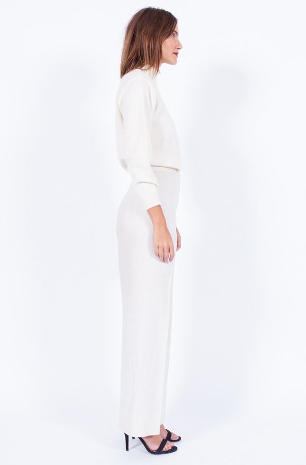 Yo Vintage! Cream Lambswool Sweater - Small/Med Yo Vintage! Cream Lambswool Sweater - Small/Med