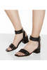 la canadienne Rover Quilted Puffy Leather Sandal - Black - Thumbnail 2