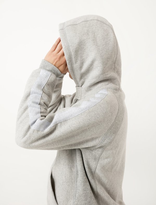 Engineered Garments Raglan Zip Hoody - Grey 20oz | Garmentory