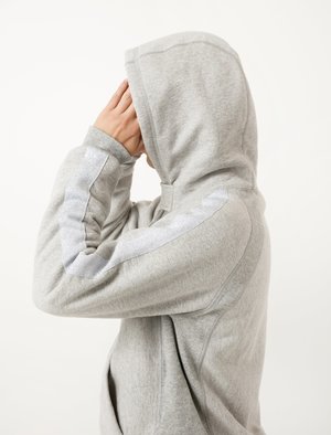 Engineered Garments Raglan Zip Hoody - Grey 20oz | Garmentory