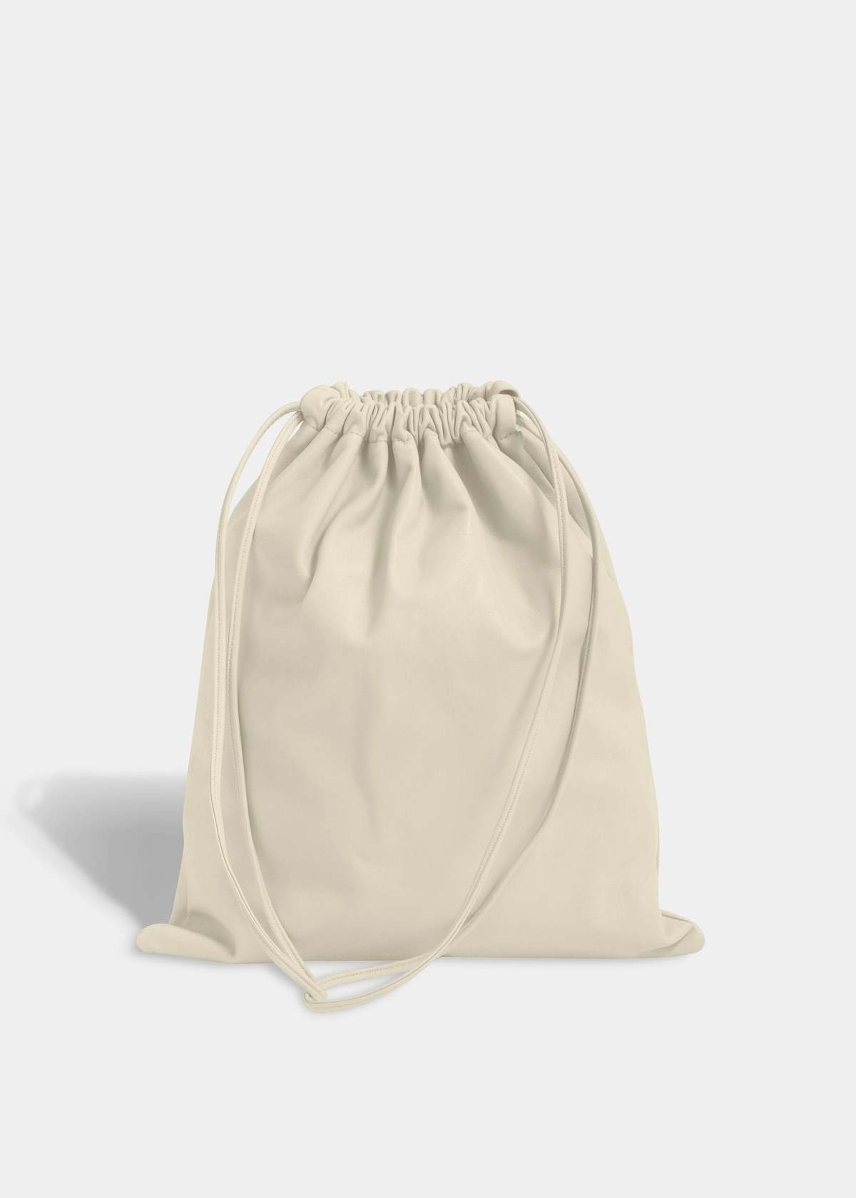 Modern Weaving Convertible Drawstring Tote - Creme | Garmentory