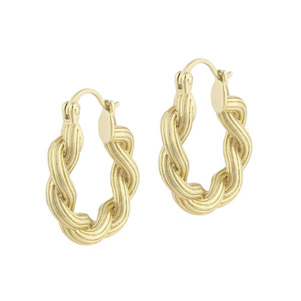 Electric Picks Brody Hoops Gold Garmentory