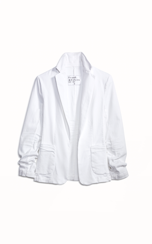 Frank & Eileen Dublin Blazer White Garmentory