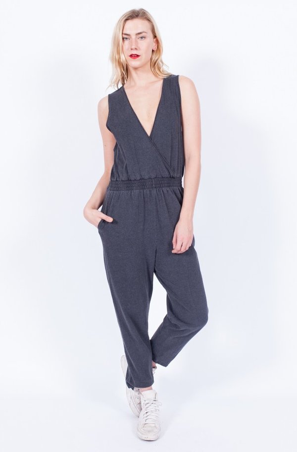 Yo Vintage! Grey Jersey Jumpsuit - Med/Large Yo Vintage! Grey Jersey Jumpsuit - Med/Large