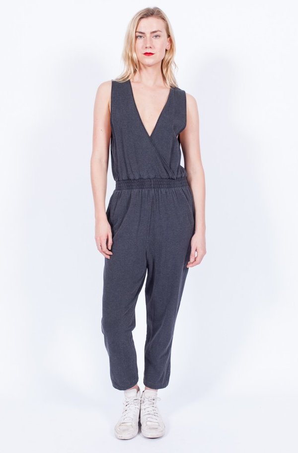 Yo Vintage! Grey Jersey Jumpsuit - Med/Large Yo Vintage! Grey Jersey Jumpsuit - Med/Large