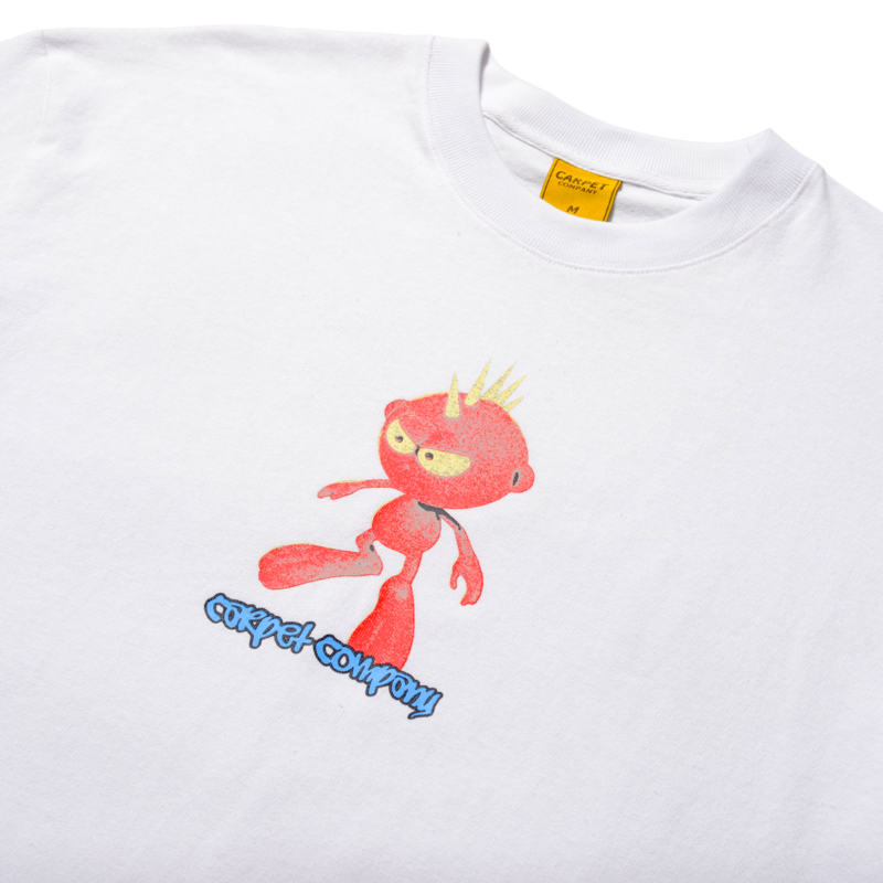 【CARPET COMPANY】Boxer Tee White Boxer Tee — Carpet Company