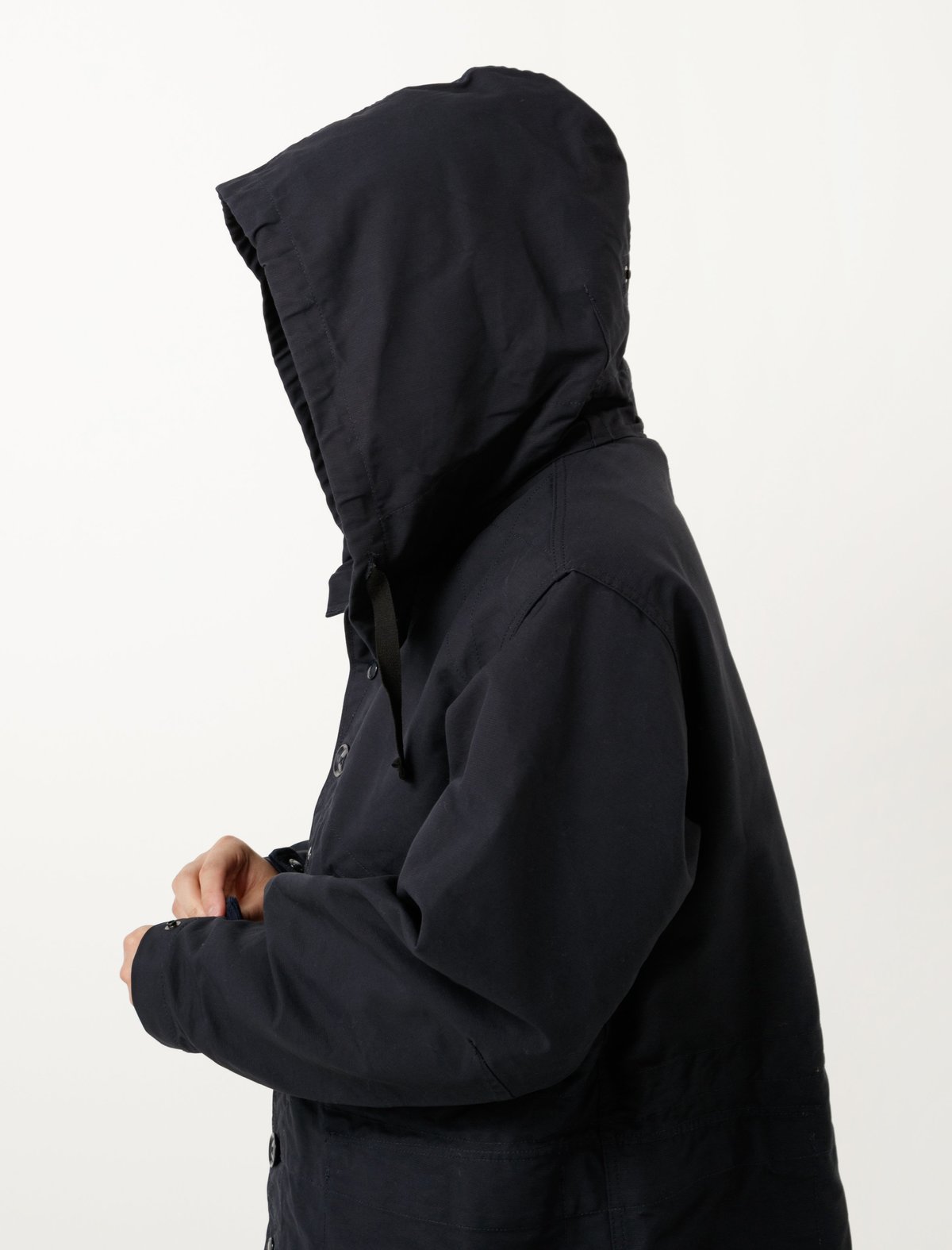 Engineered Garments Highland Parka - Navy Cotton Double Cloth