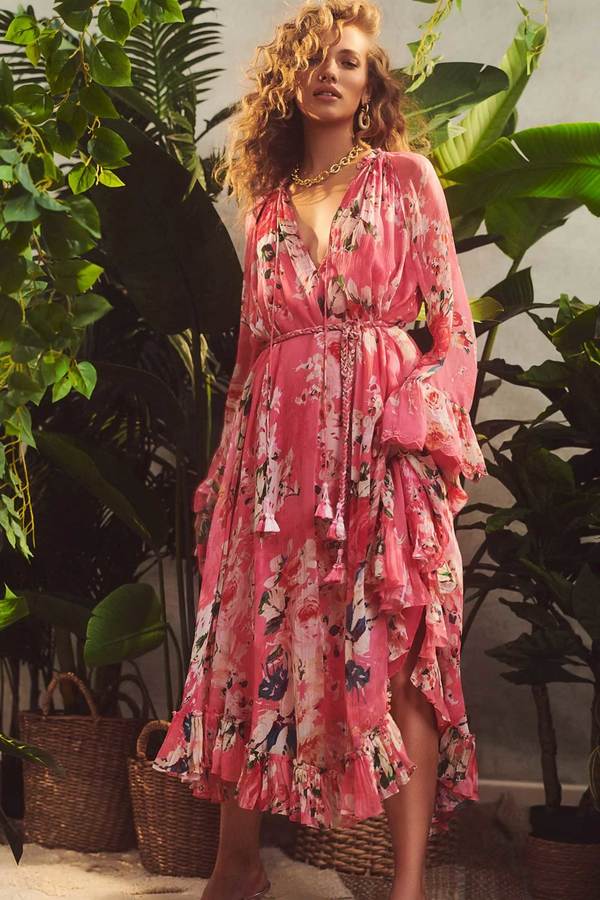 knee length dresses for ladies Midi Dress – shoprodeodrive main image 0