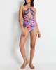 Patbo Zamia Hand-Beaded Swimsuit - Magenta - Thumbnail 4