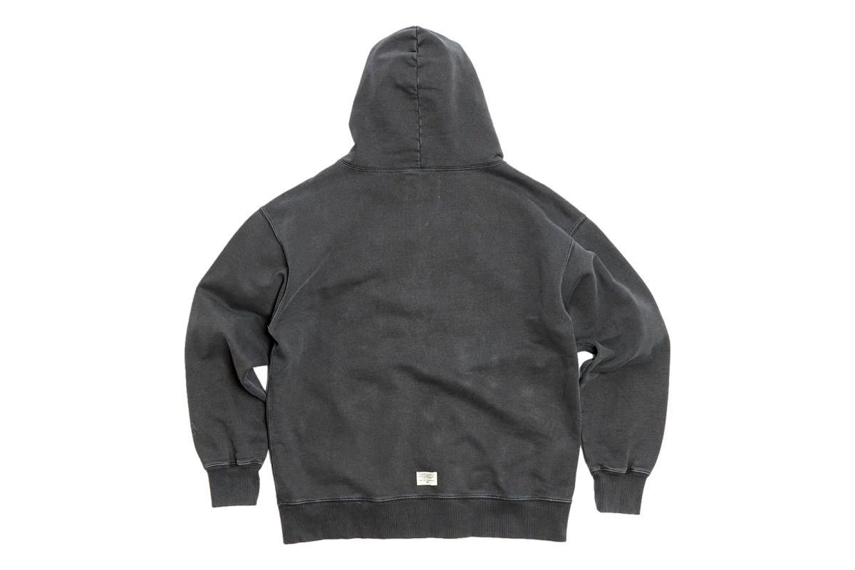 Nigel Cabourn Embroidered Arrow Zip Hoodie - Black | Garmentory