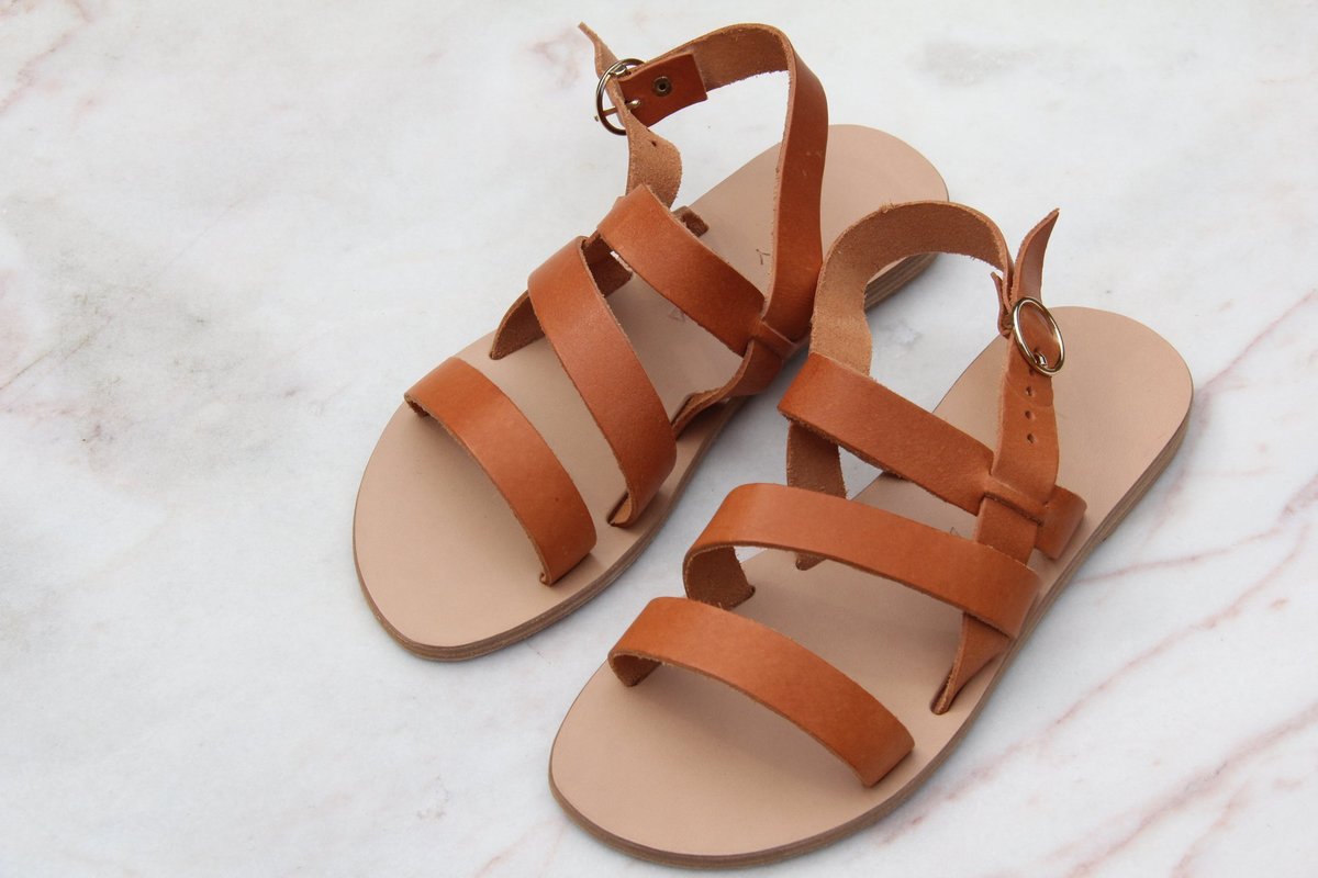 Kyma Kimolos Sandals - Tan - Image 2 of 2