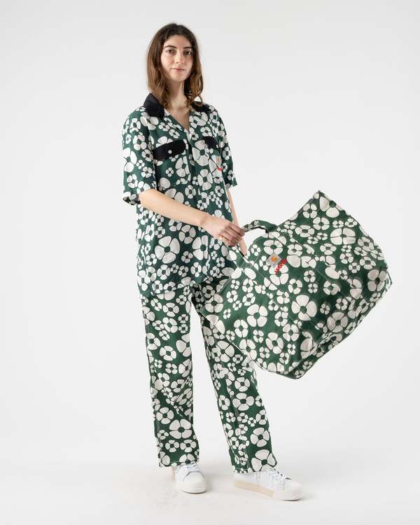 Marni x Carhartt Canvas Tote in Forest Green Floral | Garmentory Marni x Carhartt Canvas Tote in Forest Green Floral | Garmentory