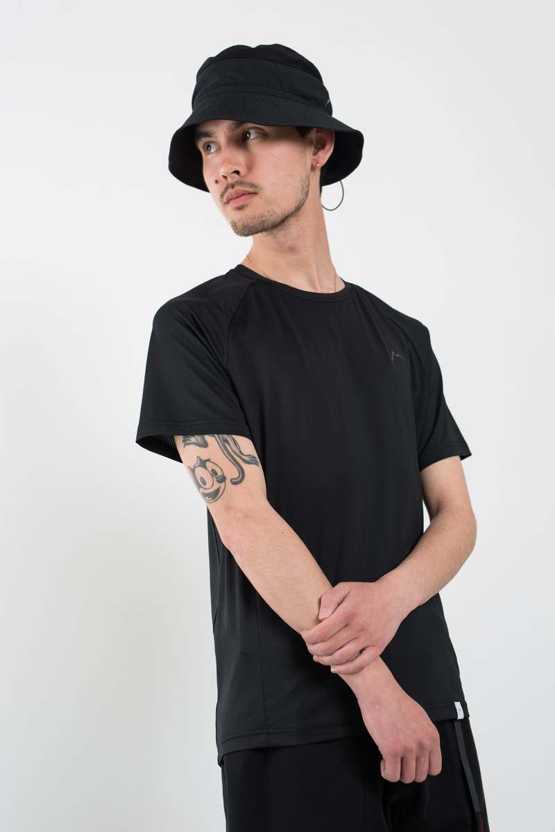 CAYL Logo Mesh Short Sleeve - Black | Garmentory