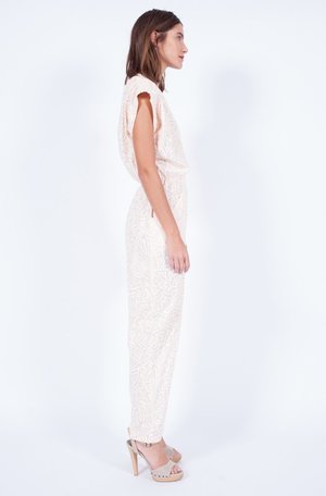 Yo Vintage! Blush Printed Jumpsuit - Small/Med Yo Vintage! Blush Printed Jumpsuit - Small/Med