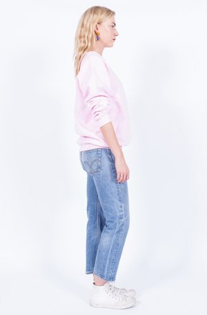 Yo Vintage! Pink Sensitive Embroidery Sweater - Med Yo Vintage! Pink Sensitive Embroidery Sweater - Med