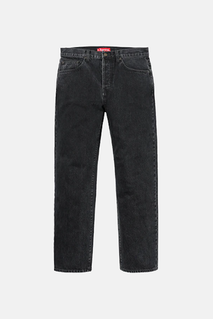 Supreme Washed Regular Jean - Black | Garmentory