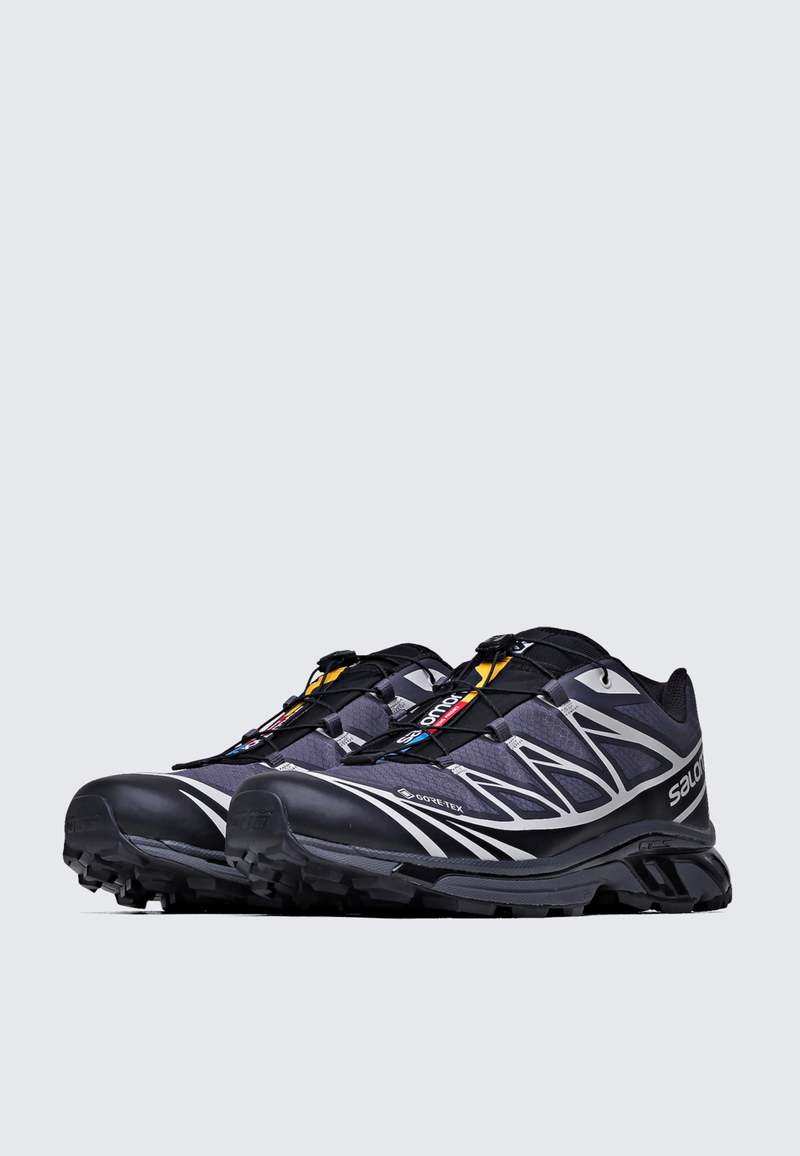 SALOMON XT-6 GTX sneakers - Black/Ebony/Lunar Rock | Garmentory