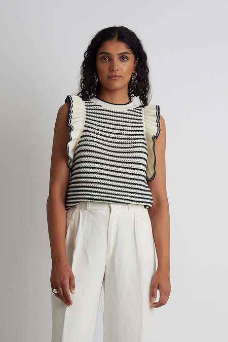 Eleven Six クロッシェ　トップス SARAH CROCHET TOP – Eleven Six Knits