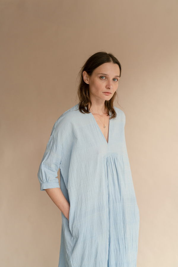 Runaway Bicycle Irene Dress - Blue | Garmentory Runaway Bicycle Irene Dress - Blue | Garmentory