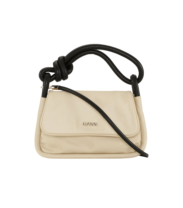Ganni Knot Flap Over Bag | Garmentory