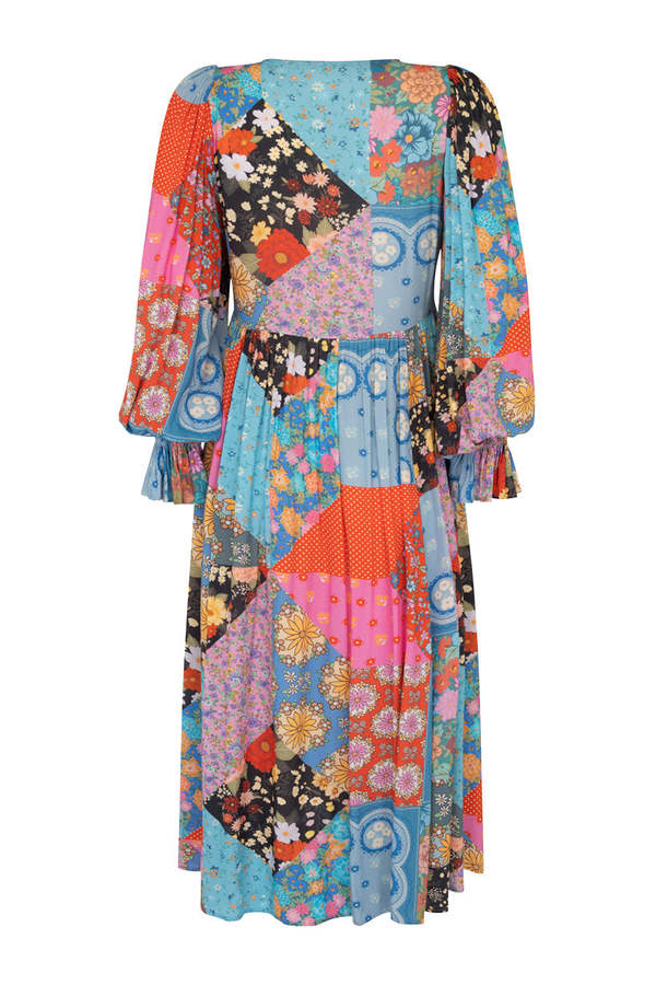 knee length dresses for ladies Spell And The Gypsy Collective Hendrix Boho Midi Dress in Dusty Pink S –  Ernest Grace main image 1
