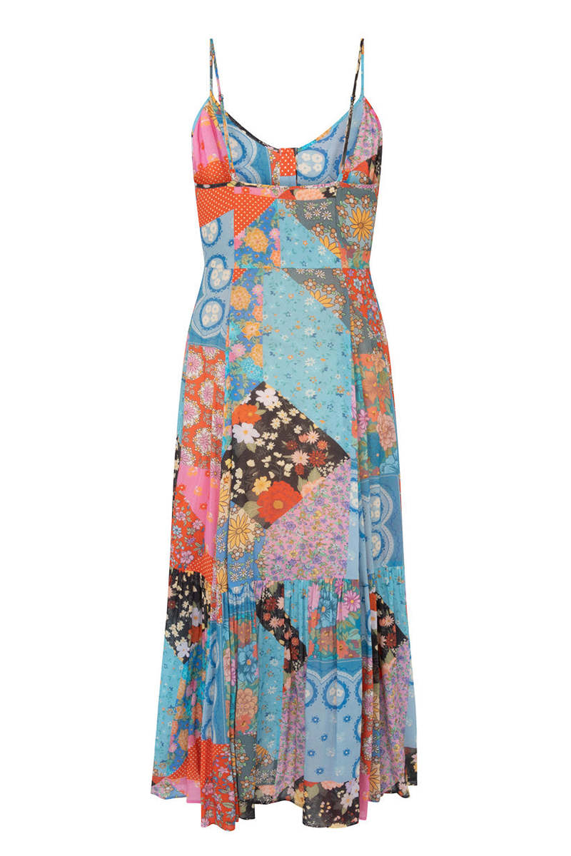 SPELL & THE GYPSY COLLECTIVE Cha Cha Strappy Midi Dress - Multi