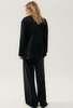Silk Laundry COLLARLESS BLAZER - BLACK - Thumbnail 4