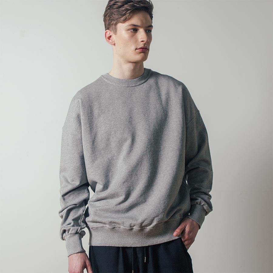 Coltesse Biggie Oversized Sweatshirt in Heather Gray