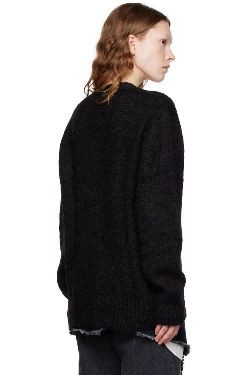 【AMOMENTO】GRANDPA CARDIGAN (Black) AMOMENTO Grandpa Cardigan - Black | Garmentory