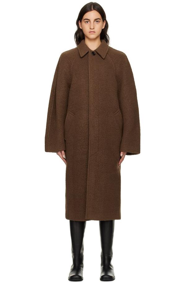 AMOMENTO Raglan Coat - Brown | Garmentory