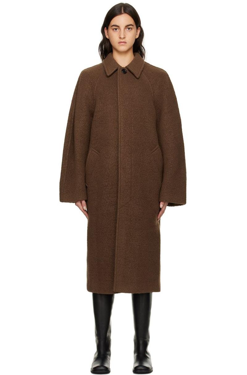 AMOMENTO／WOOL RAGLAN COAT