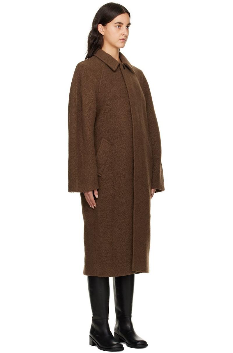 AMOMENTO Raglan Coat - Brown | Garmentory