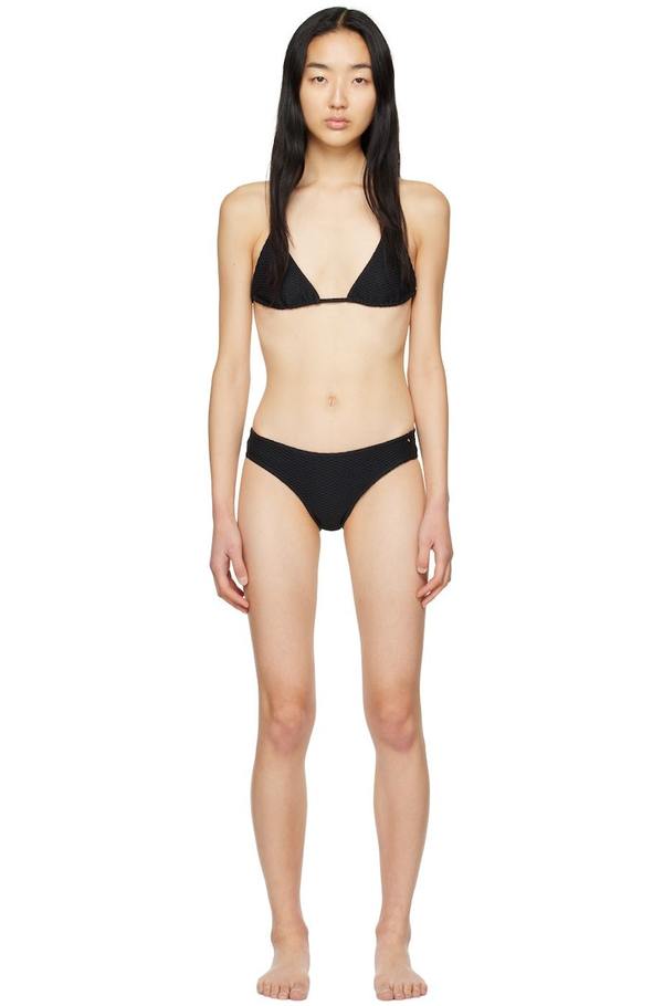 Anine Bing Amara & Riza Bikini Black Garmentory