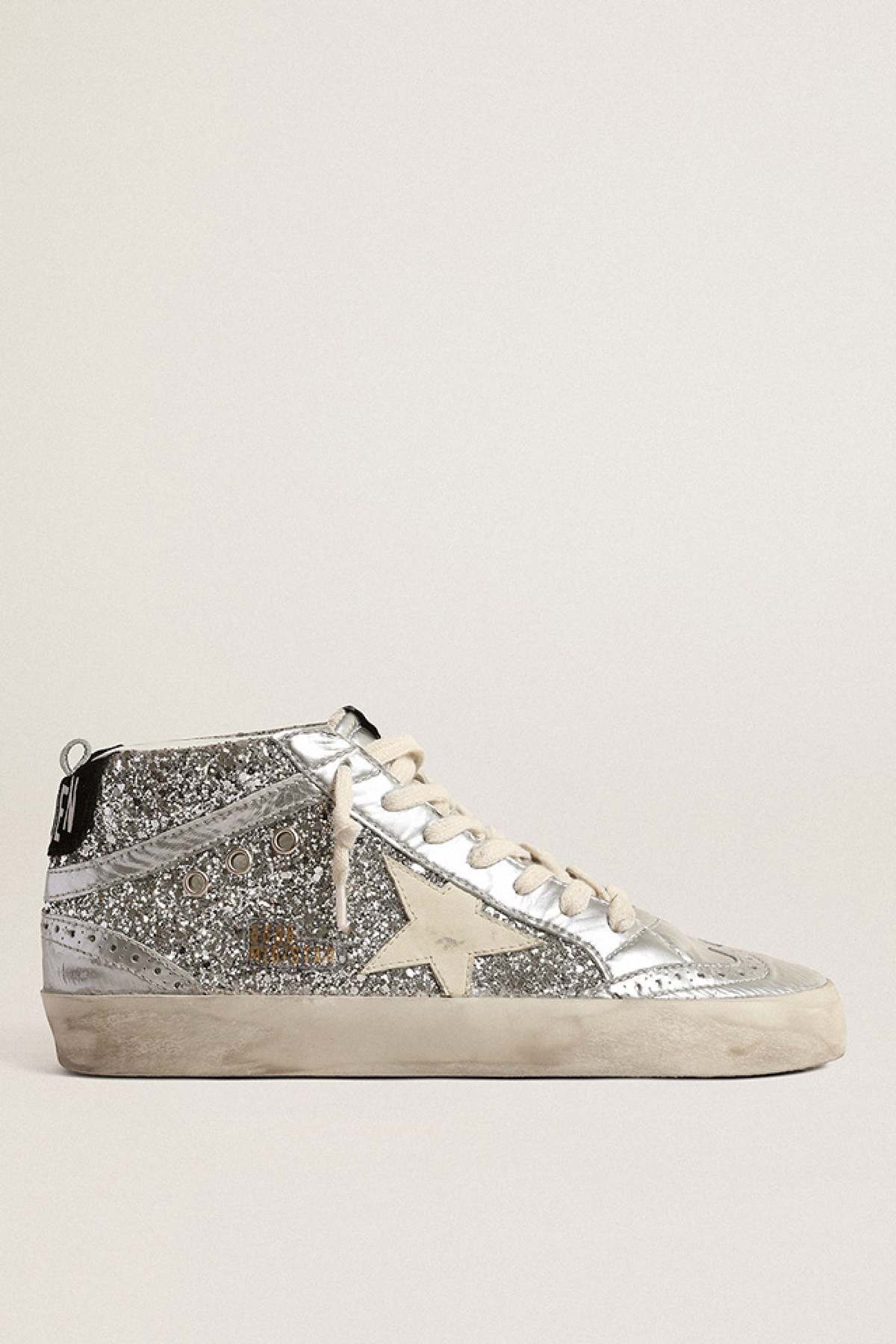 【送料&関税込】Golden  Sneakers Mid Star Classic Amazon.com | Golden Goose Midstar Leather Sneaker, 38, White