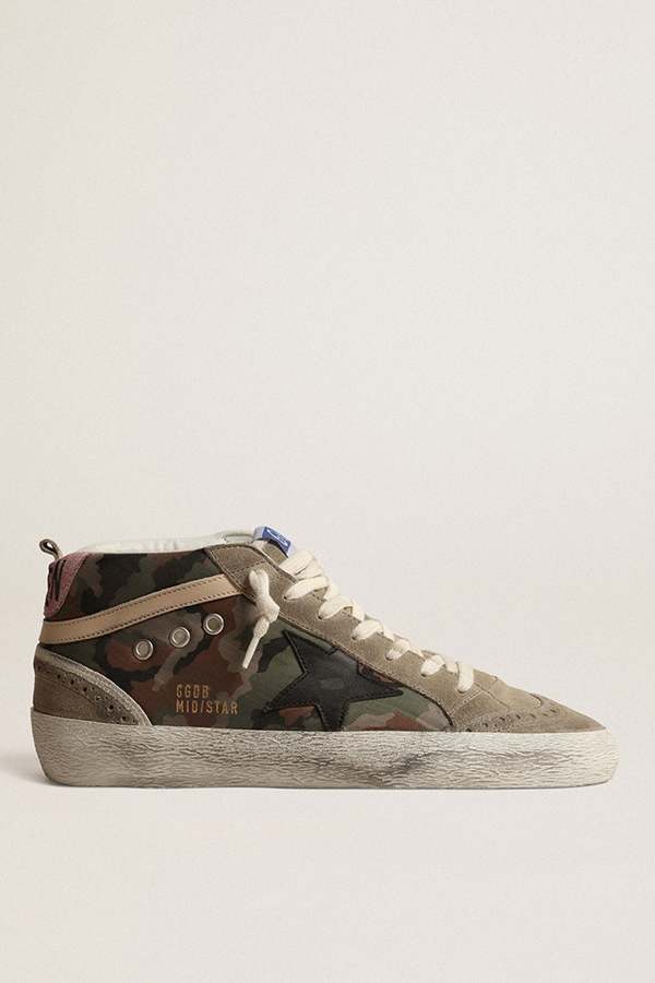 Golden Goose Camouflage Ripstop Upper Mid Star Sneakers Garmentory