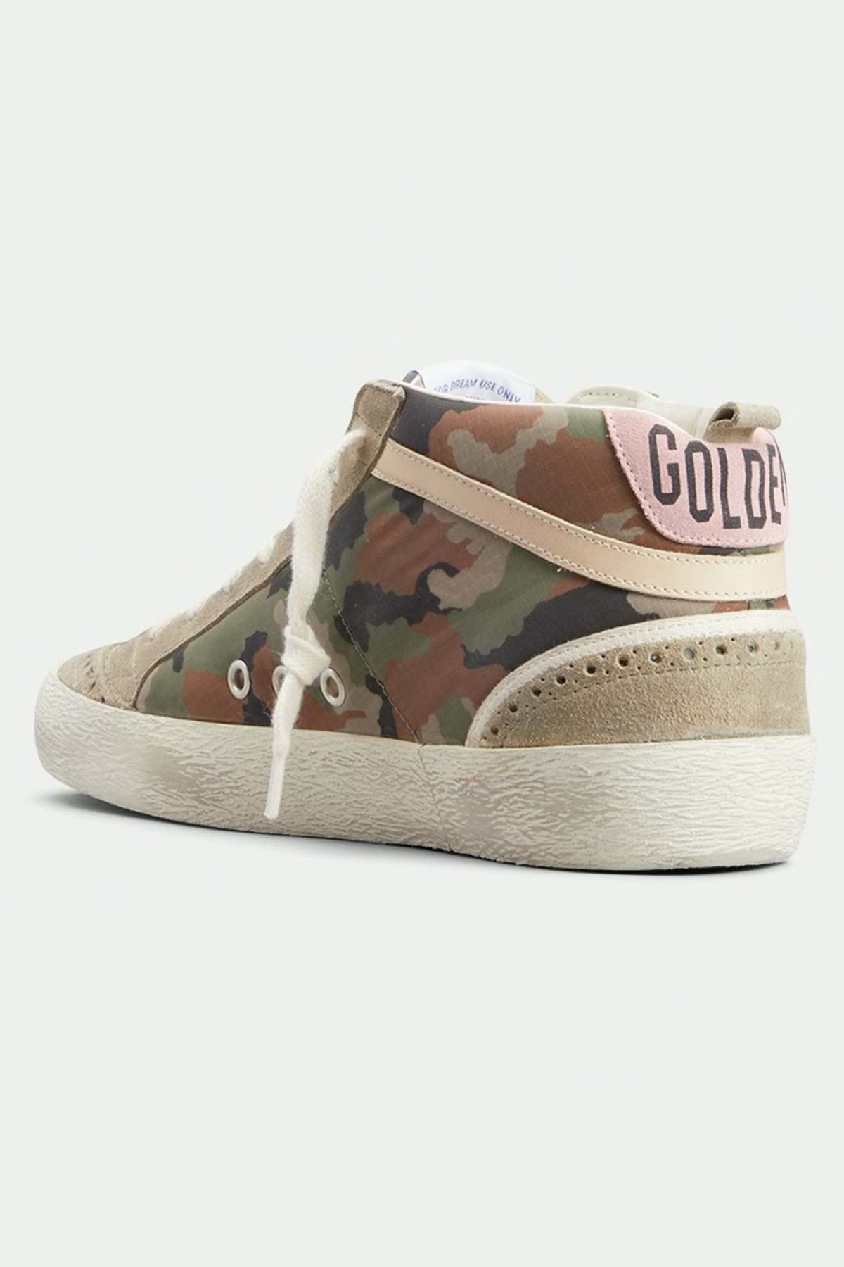 Golden Goose Mid Star Camo Golden Goose Camouflage Ripstop Upper