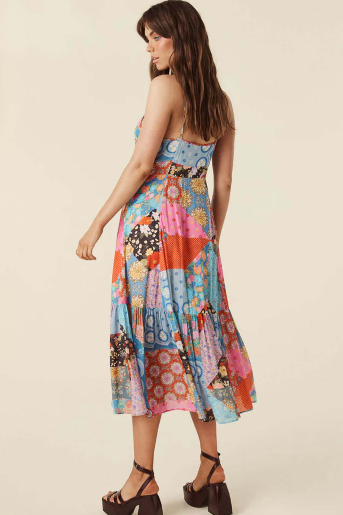 SPELL & THE GYPSY COLLECTIVE Cha Cha Strappy Midi Dress - Jewel | Garmentory