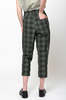 Gallego Desportes Jane Pant - Green Check - Thumbnail 5