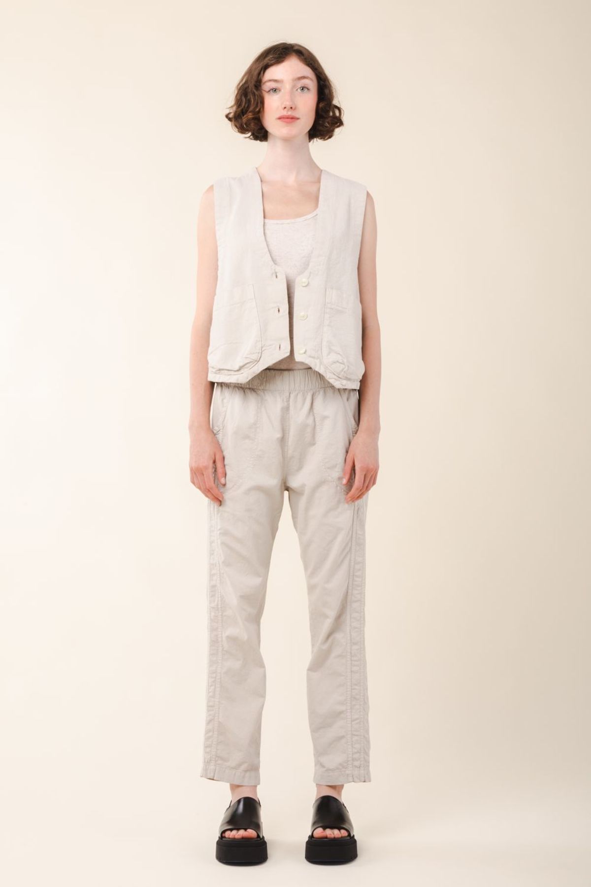 Prairie Underground Canvas Vest - Ecru - Image 1 of 4