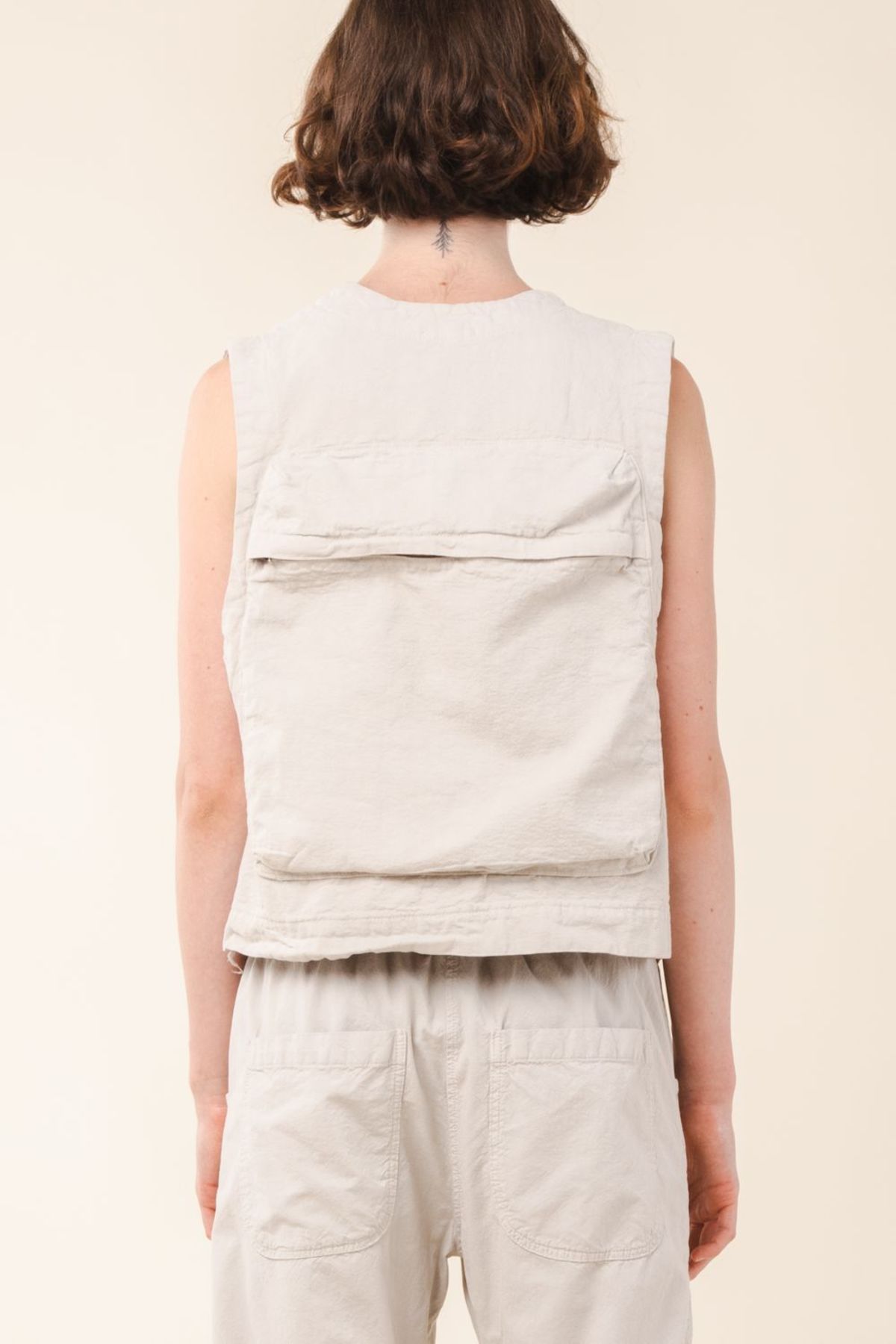 Prairie Underground Canvas Vest - Ecru - Image 2 of 4