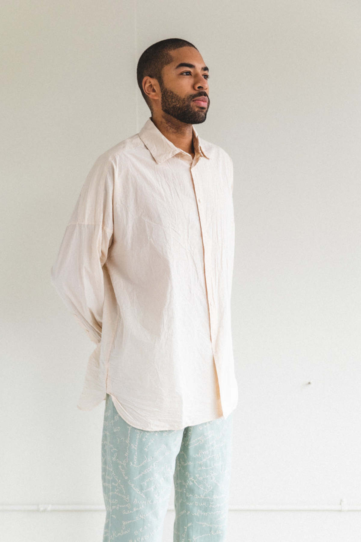 【新品】CASEY CASEY 3 BY 3 SHIRT – PORCELAIN Namu Shop - Casey Casey 3 By 3 Less Shirt - Lippy