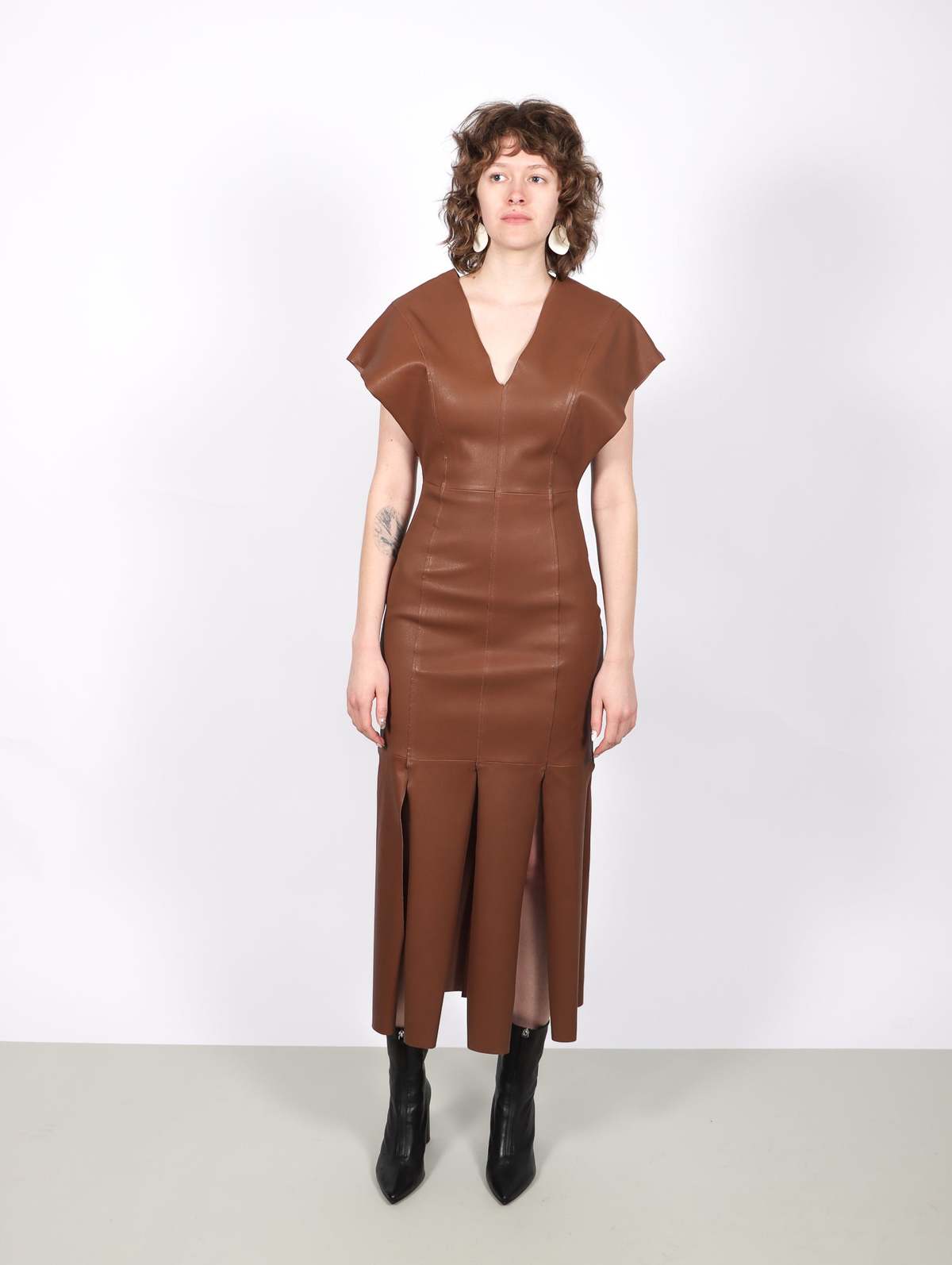By Malene Birger Alondra Dress - Dark Tan | Garmentory
