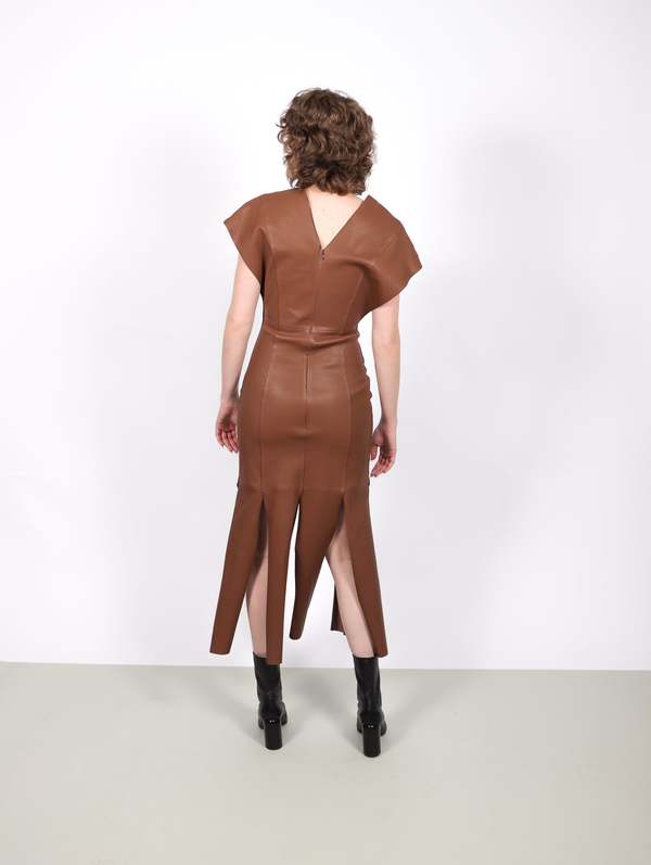 By Malene Birger Alondra Dress - Dark Tan