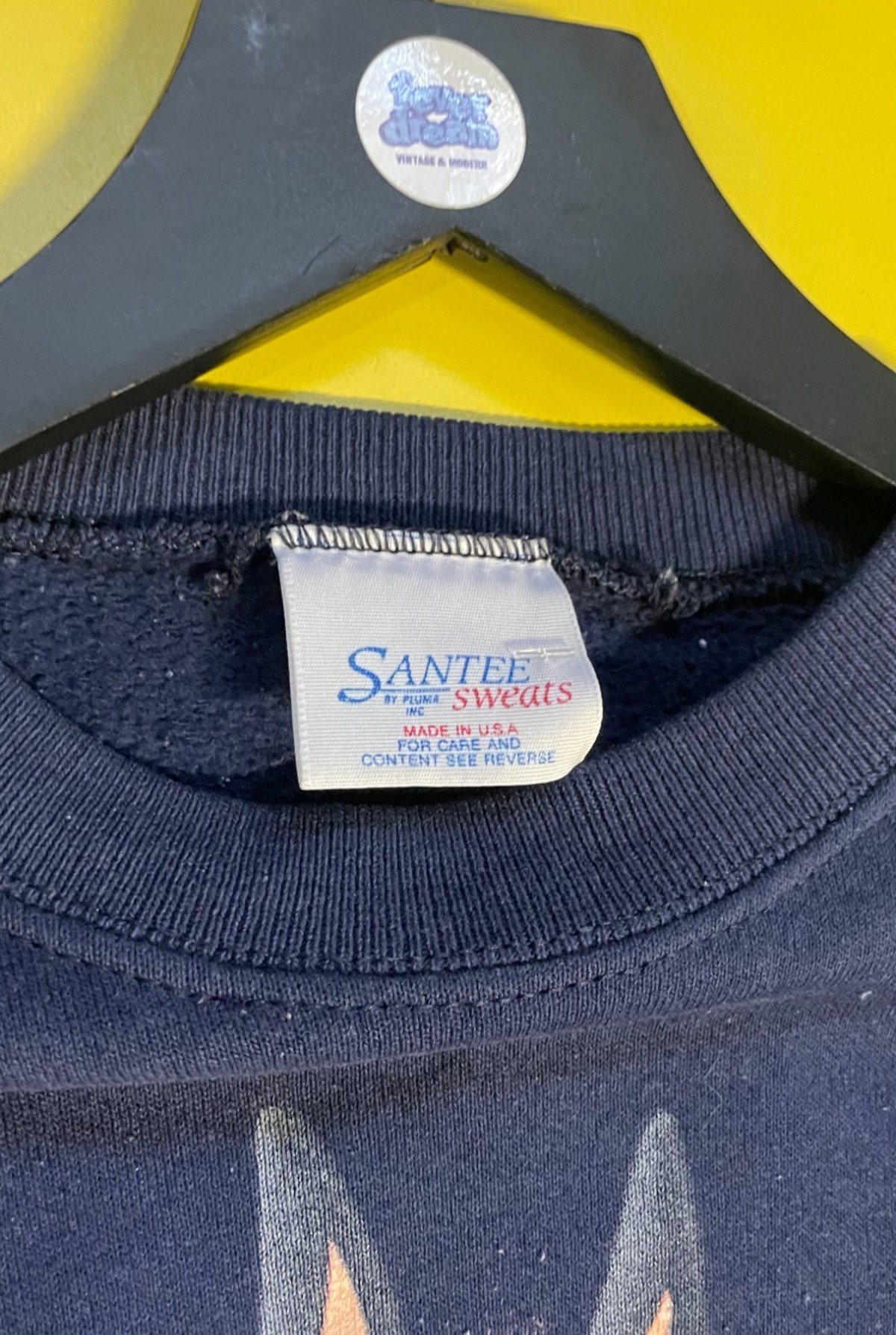 90s navy blue bugs bunny sweatshirt | Garmentory