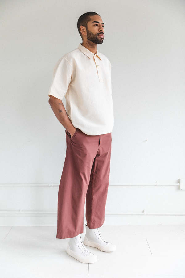 BOSUN PANTS IN CHESTNUT POWDERED COTTON | Garmentory