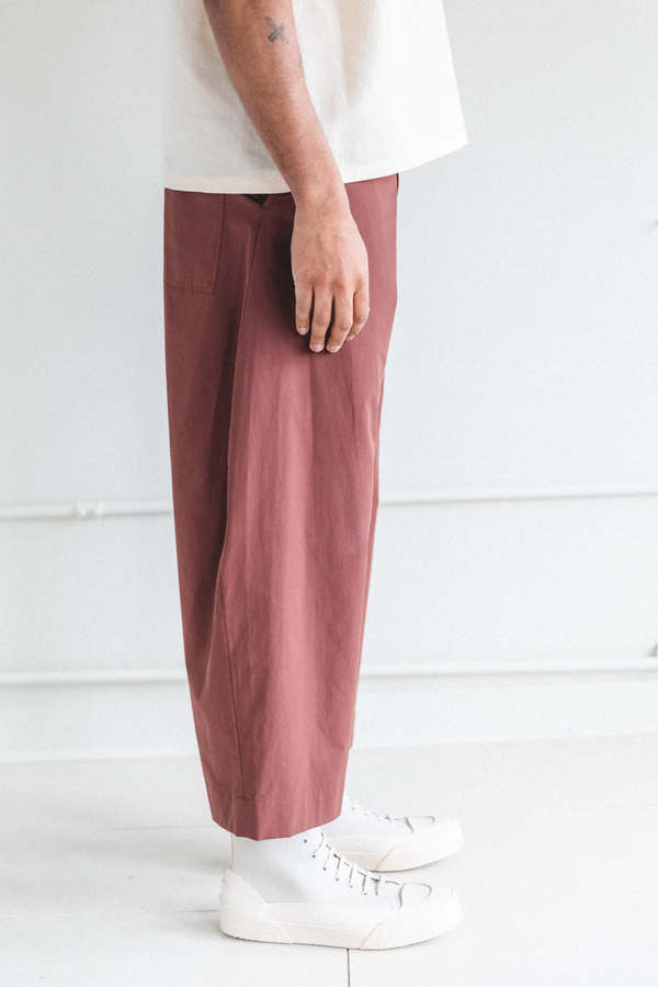 BOSUN PANTS IN CHESTNUT POWDERED COTTON | Garmentory BOSUN PANTS IN CHESTNUT POWDERED COTTON | Garmentory