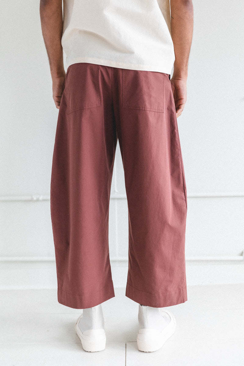 BOSUN PANTS IN CHESTNUT POWDERED COTTON | Garmentory BOSUN PANTS IN CHESTNUT POWDERED COTTON | Garmentory