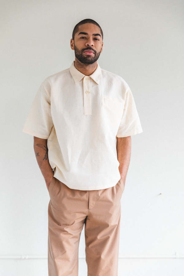 Namu Shop - Auralee High Density Finx Linen Weather Half