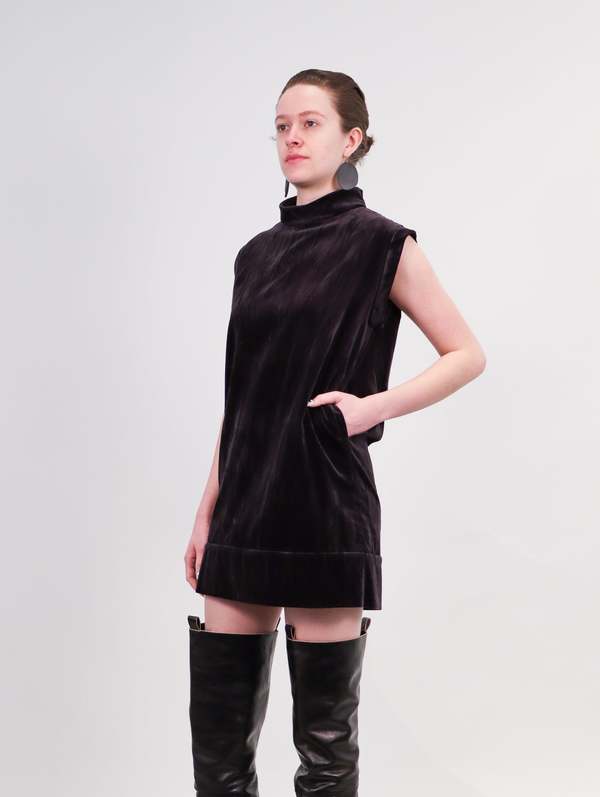 Rachel Comey Ellis Dress - Dark Grey | Garmentory