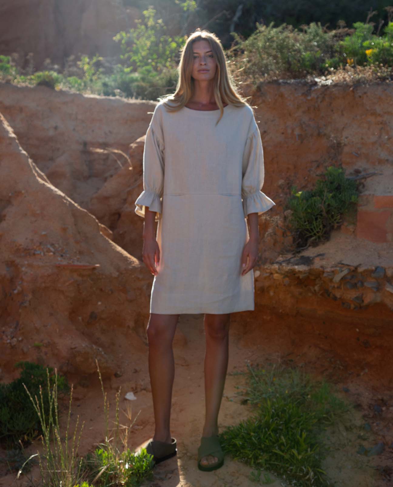 chinese dress ladies Claudia Black Linen Slip Dress  Love to Be